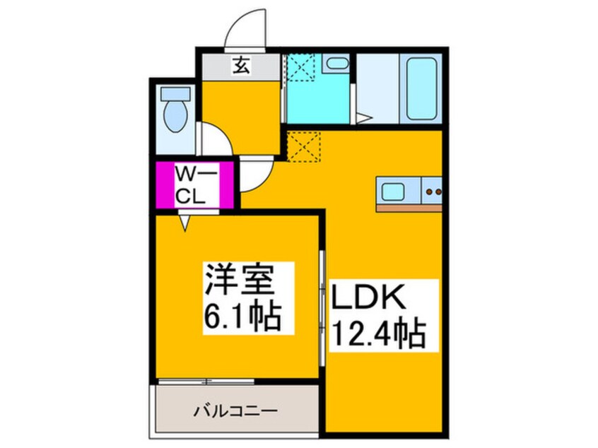 間取図 グランメゾンゆずり葉Ⅰ番館
