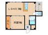 フォレスト鴨戸 1LDKの間取り