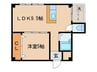 フォレスト鴨戸 1LDKの間取り