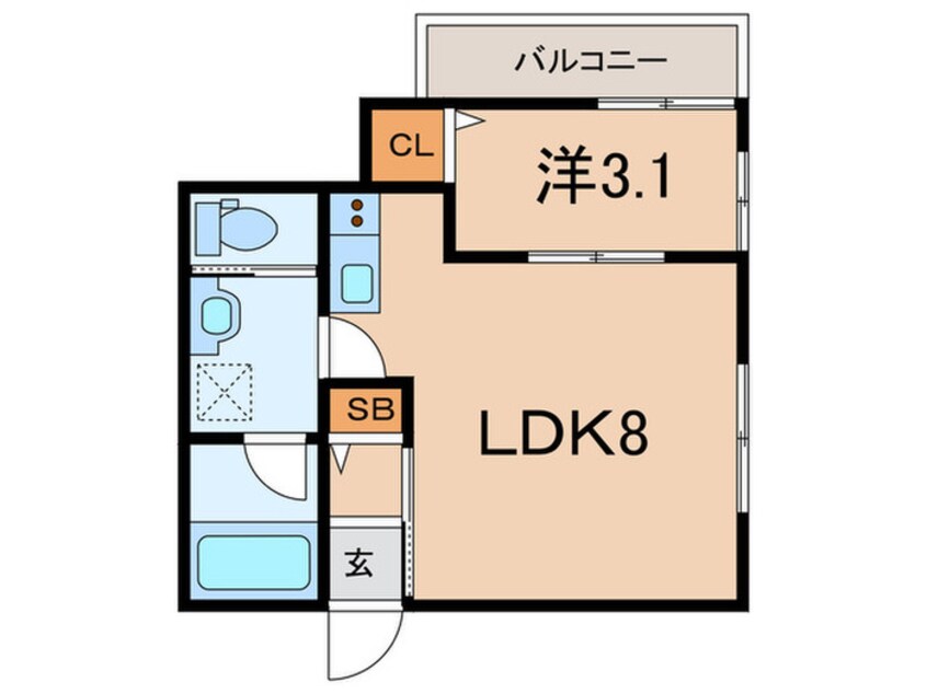 間取図 アジール・シエル