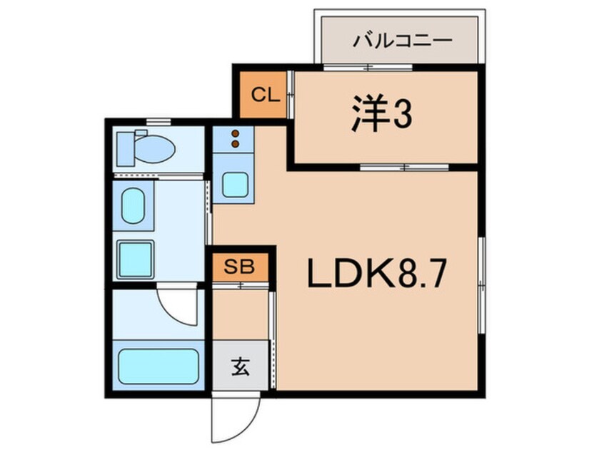 間取図 アジール・シエル