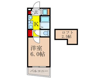 間取図 ｴｽﾃﾑｺｰﾄ新大阪Ⅲｽﾃｰｼｮﾝﾌﾟﾗｻﾞ