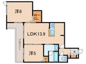 エクセレントガーデンヒルズA棟の間取図