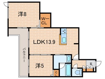 間取図 エクセレントガーデンヒルズA棟