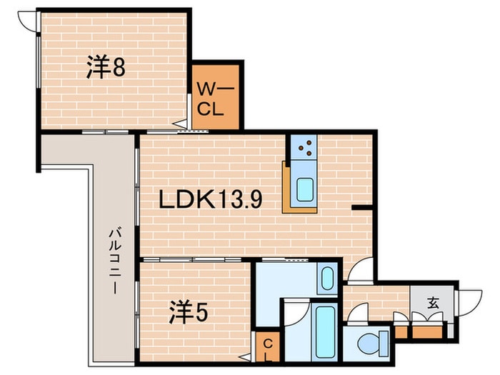 間取り図 エクセレントガーデンヒルズA棟