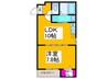 仮)グランメゾンゆずり葉Ⅱ番館 1LDKの間取り