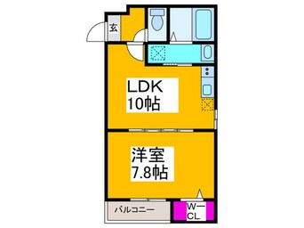 間取図 グランメゾンゆずり葉Ⅱ番館
