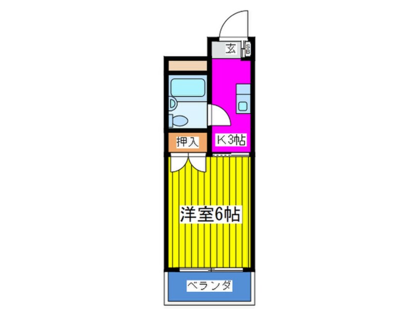 間取図 東洋プラザ蒲生