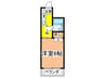 東洋プラザ蒲生 1Kの間取り