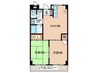 間取図 シャルムフジ