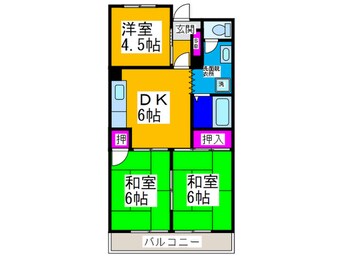 間取図 シャルムフジ