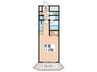 ＴＨＥ ＰＲＥＭＩＵＭ ＡＱＵＡ 1Rの間取り