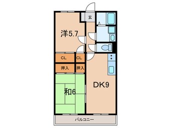 間取図 ラフェスタ二見