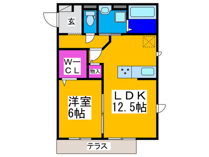 間取り図 サウスメゾンジャスミン