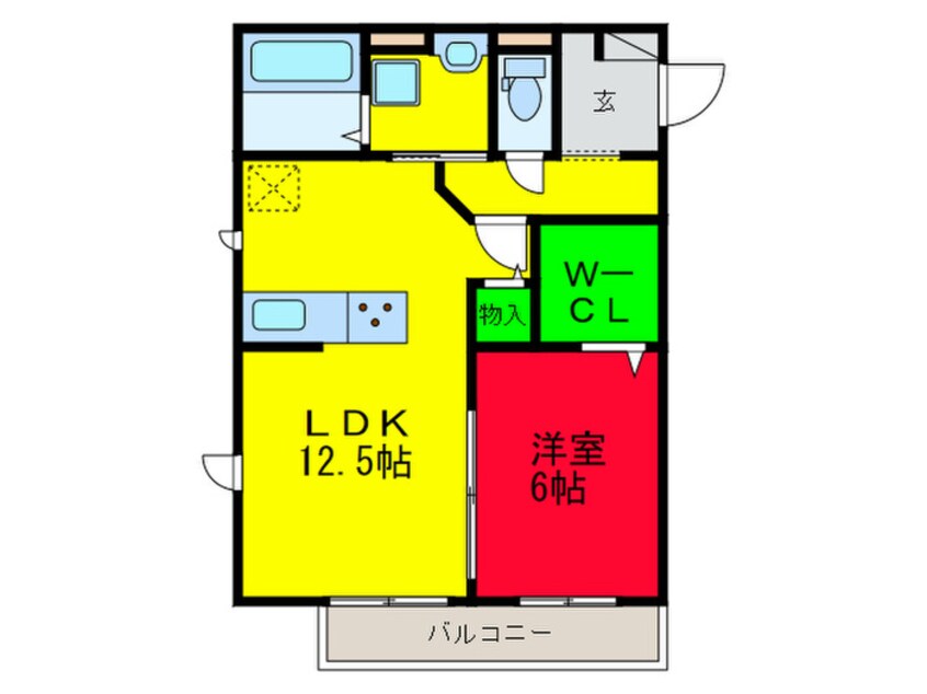 間取図 サウスメゾンジャスミン