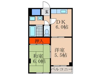 間取図 ハイツ北芳