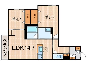 間取図 仮）SHM西宮市上ケ原三番町