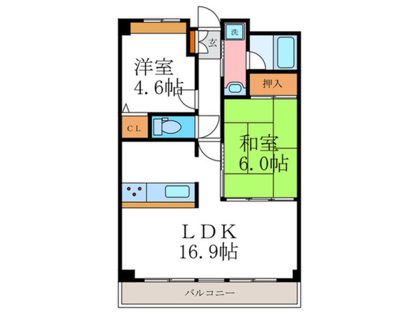 間取図 ルピナス・ヴィータ