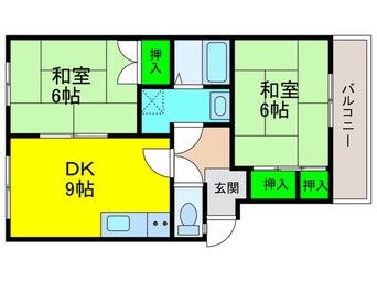 間取図 アベニール高石