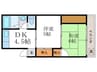 コ－ポ安田 2DKの間取り