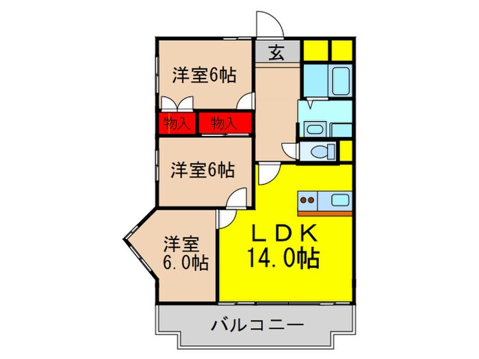 間取り図 メゾンＮ緑丘