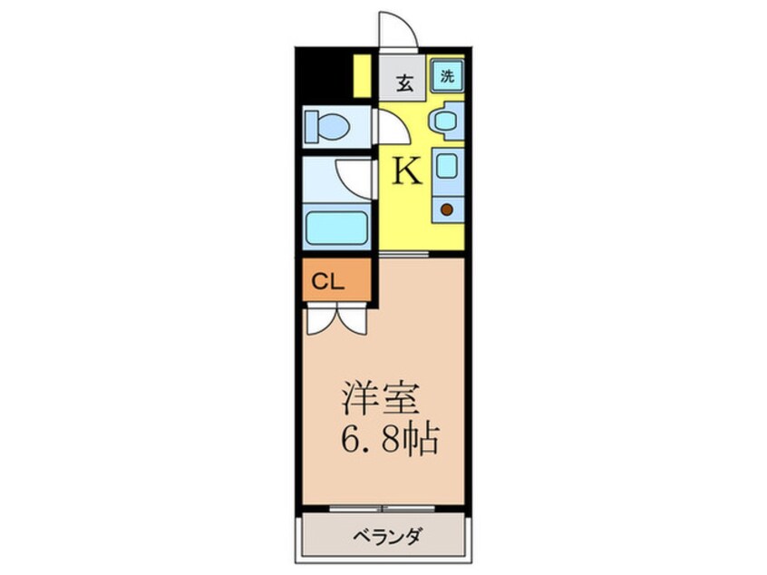 間取図 ソレイユ東奈良