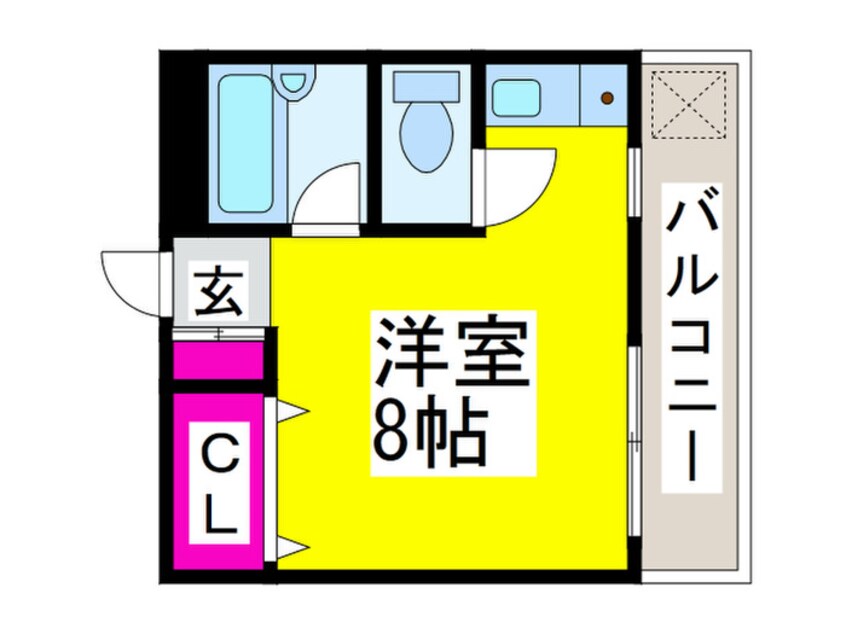 間取図 アルモカーサＭＯＺＵ