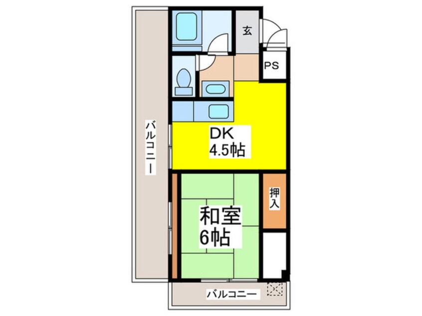 間取図 平野ハイツ