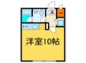 パラド－ル北加賀屋 1Rの間取り