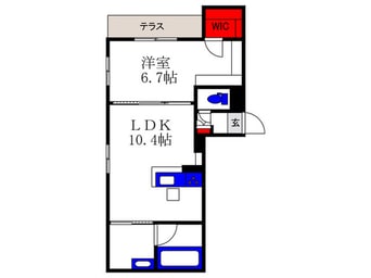間取図 Ｌｕｃｉｏｌｅ
