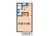 プレジ－ルみどり 1Kの間取り