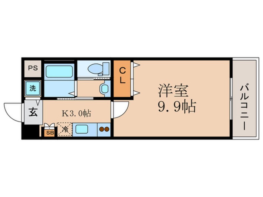 間取図 プレジール山科