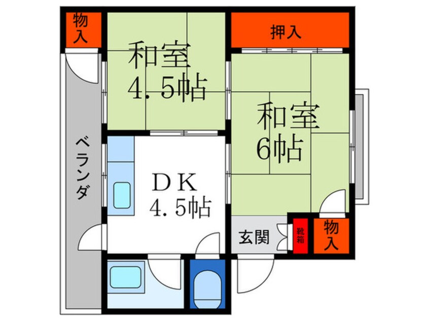 間取図 長岡マンション