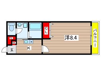 間取図 アムール　Kuragano