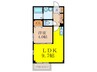 プレイス相川 1LDKの間取り
