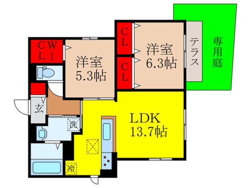 間取図 仮）Maison de le Ciel