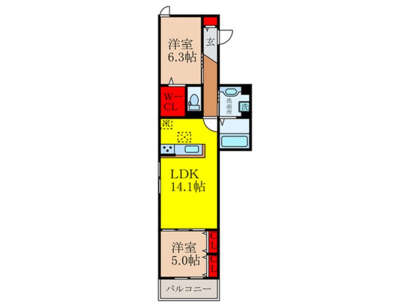 間取図 仮）Maison de le Ciel