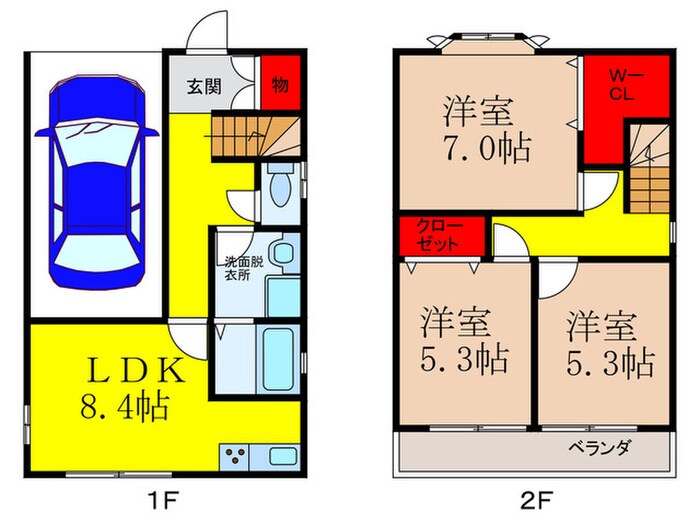間取り図 笹松戸建