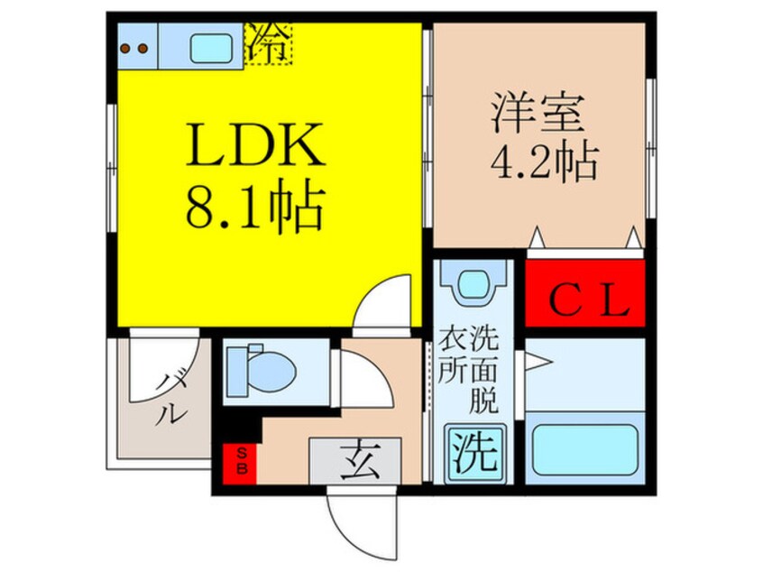間取図 ハーモニーテラス末広町
