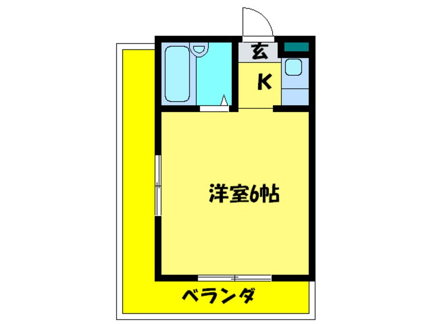 間取図 サンアベニューハヤマ