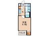 H-maison千船Ⅱ 1Kの間取り