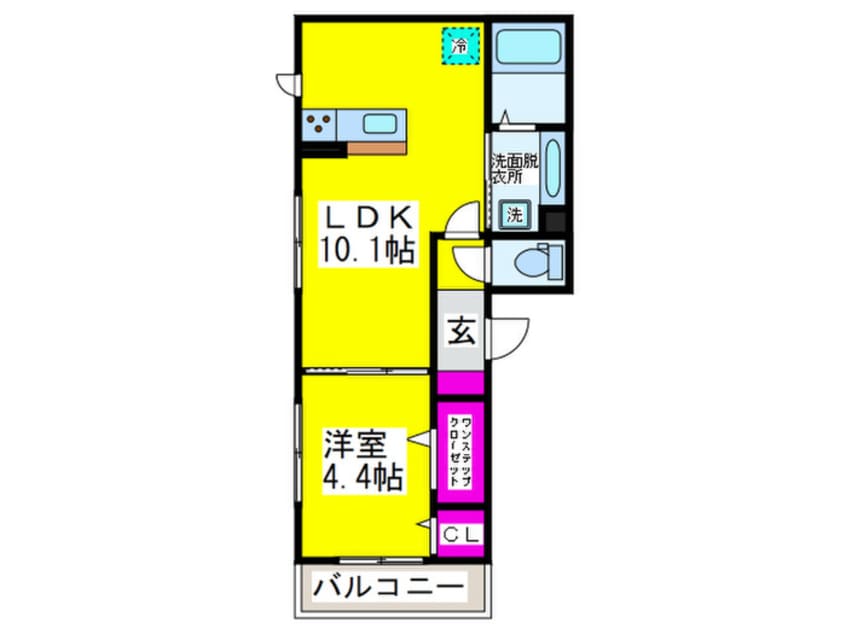 間取図 リッシュ　クレール