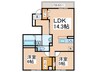 仮)D-ROOM六万寺町 2LDKの間取り