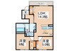 仮)D-ROOM六万寺町 2LDKの間取り