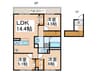 仮)D-ROOM六万寺町 3LDKの間取り