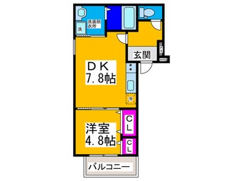 間取図 フジパレス堺白鷺Ⅱ番館