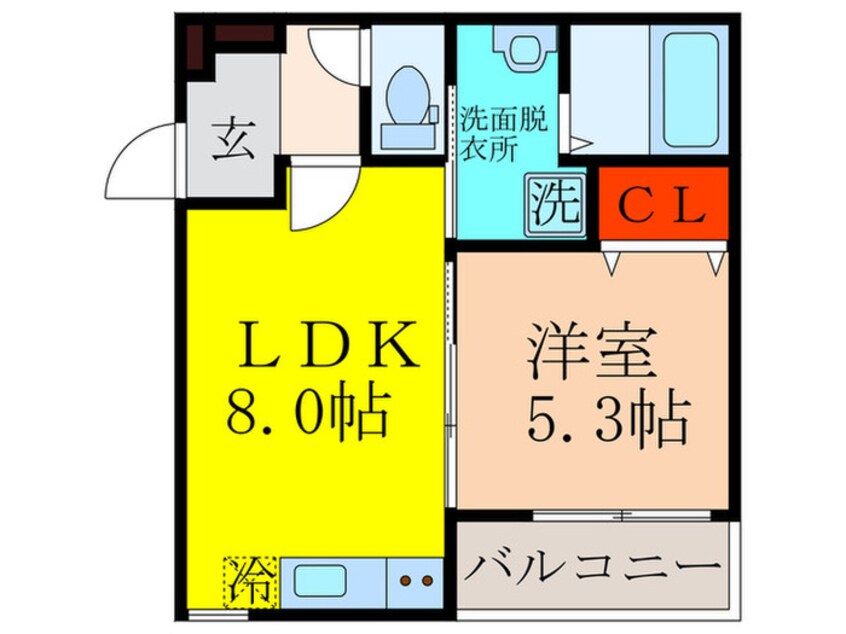 間取図 フジパレス正雀