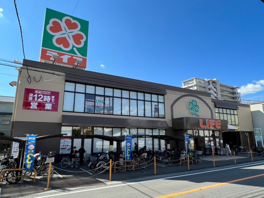 ライフ正雀店(スーパー)まで537m フジパレス正雀