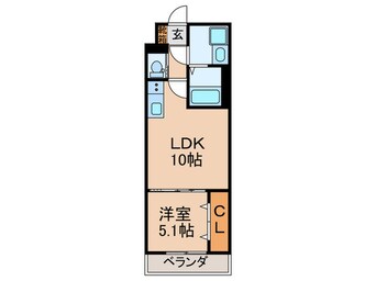 間取図 エスグランデ中崎町
