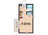 ハママンション 1Kの間取り